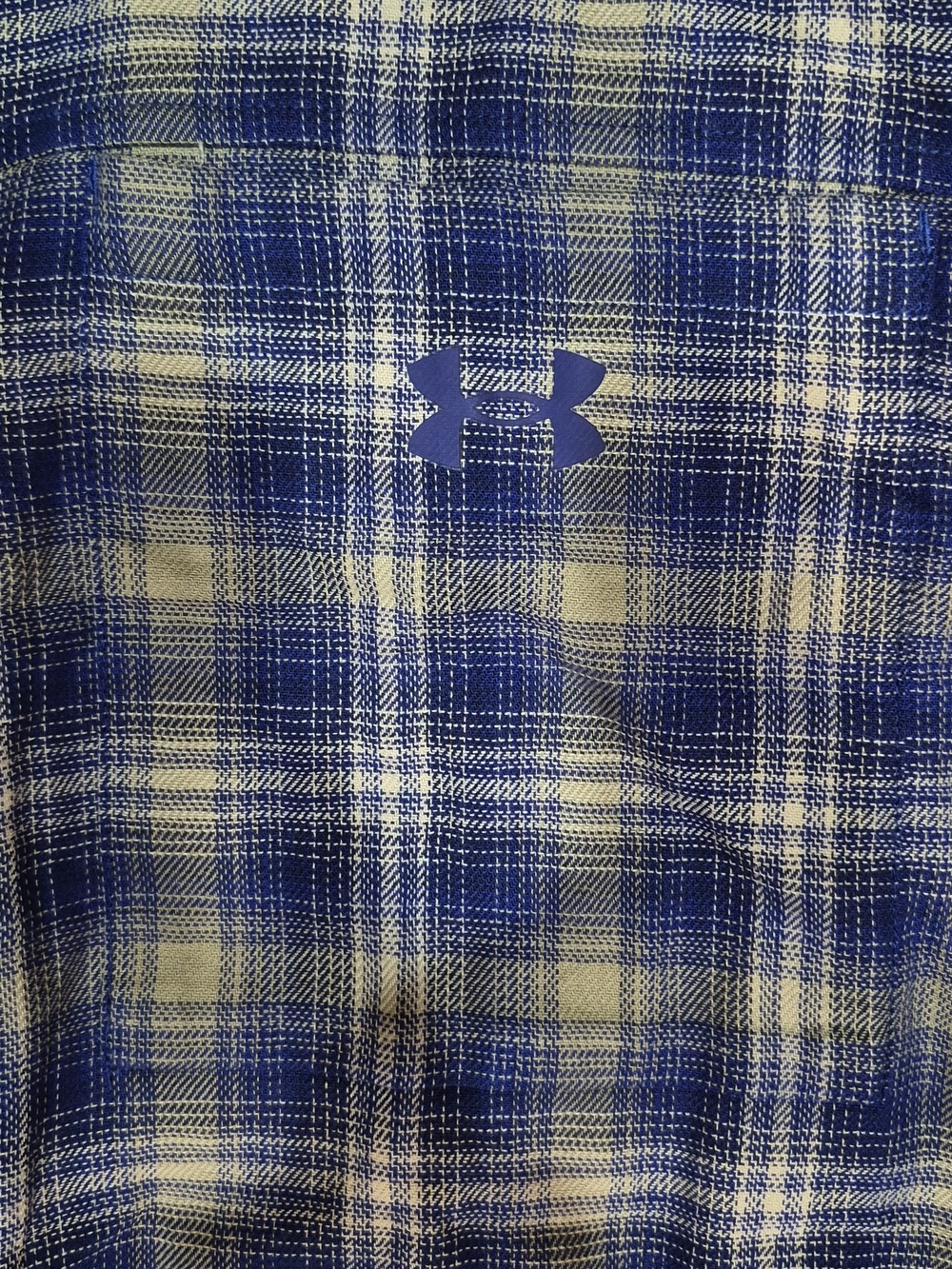 Under Armour Men's Plaid Fitted Button-Up Shirt Tradesman Flex Flannel Large - Picture 2 of 4